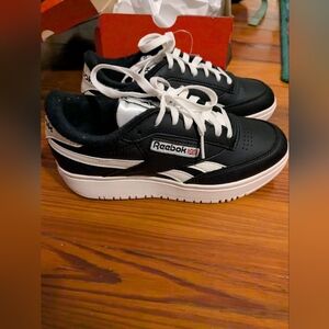 Reebok Black and White Sneakers